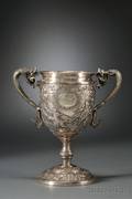 Chinese Export Silver Trophy Cup