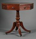 English Mahogany Octagonal Occasional Table