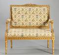 Louis XVIstyle Needlepointupholstered Giltwood Settee