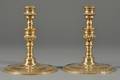 Pair of Dutch Brass Candlesticks