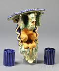 Italian Majolica Renaissance Revivalstyle Dragon Wall Bracket
