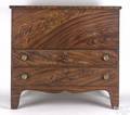 New England painted pine blanket chest ca 1810