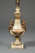 Louis XVstyle Ormolumounted Green Onyx Lamp Base