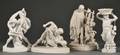 Four Parian Porcelain Figures of Classical Subjects