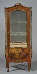 Louis XV Style Bronzemounted and Vernis Martin Vitrine Cabinet