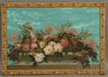 Continental School Late 19thEarly 20th Century Pair of Floral Still Lifes