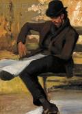 Arthur Clifton Goodwin American 18641929 Man Reading on a Park Bench