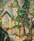Marie Bruner Haines Burt American 18811979 House in the Hills