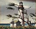 Sandor Bernath American 18921984 Lighthouse