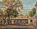 Wayne Beam Morrell American b 1923 Governors Palace Santa Fe