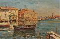mile Salkin Belgian 19001977 Le Bassin de Carnage  Martigues