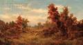 American School 19th Century Field in Autumn Possibly New Hampshire