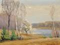 Gustave Adolph Wiegand American 18701957 Early Spring Near Port Jervis NJ