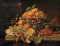 John Edward Hollen American 18141881 Still Life with Fruit