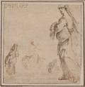 Stefano della Bella Italian 16101664 Female Figure Studies