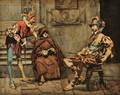 Francesco Signorini Italian 19th Century A Courtly Education