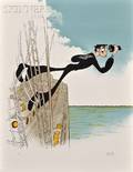 Al Albert Hirschfeld American 19032003 Buster Keaton in The Navigator