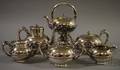 Gorham Silver Plated Sevenpiece Tea and Coffee Service