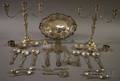Group of Assorted Silver and Silver Plated Tableware and Flatware