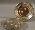 Two Reticulated American Sterling Cake Plates