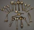 Group of Sterling and Silver Plated Mostly Souvenir and Demitasse Spoons
