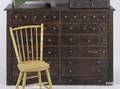 Pennsylvania painted pine apothecary ca 1830