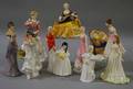 Ten Royal Doulton Porcelain Figures and Figural Groups of Women