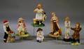 Seven Royal Doulton Porcelain Figures of Children
