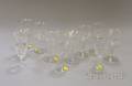 Eleven Pieces of Colorless Glass Stemware