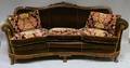 Threepiece Karpentype Art Deco Rococo Revival Mohair Upholstered Carved Maple Living Room Suite