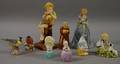 Nine Assorted Royal Worcester Porcelain Figures and Busts