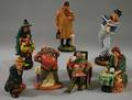 Seven Royal Doulton Porcelain Figures