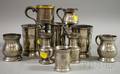 Ten Pieces of Assorted Pewter Hollowware