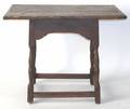 New England painted pine splay leg tavern table ca 1770