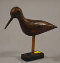 Small Carved and Painted Wooden Shorebird Decoy