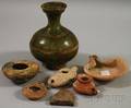 Five Archaictype Pottery Items