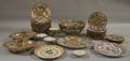 Thirtyfour Pieces of Chinese Export Rose Medallion Porcelain Tableware