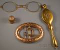 Three Antique Gold Jewelry Items