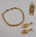 Three 18kt Gold Jewelry Items