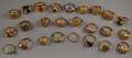 Large Group of Goldfilled and Costume Rings