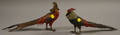 Two Coldpainted Bronze Pheasants