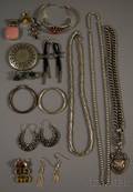 Small Group of Sterling Silver Jewelry