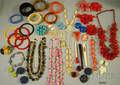 Group of Bakelite Celluloid and Paste Costume Jewelry
