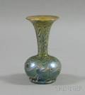 Iridescent Art Glass Vase