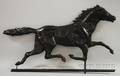 Blackpainted Molded Copper Running Horse Weather Vane