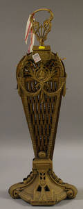 Frenchstyle Brass Fireplace Fanstyle Screen