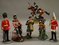 Six Royal Doulton Porcelain Figures and Figural Groups