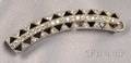 Art Deco Platinum Onyx and Diamond Hair Clip Cartier France