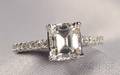 18kt White Gold and Diamond Solitaire