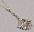 Art Deco Platinum and Diamond Pendant